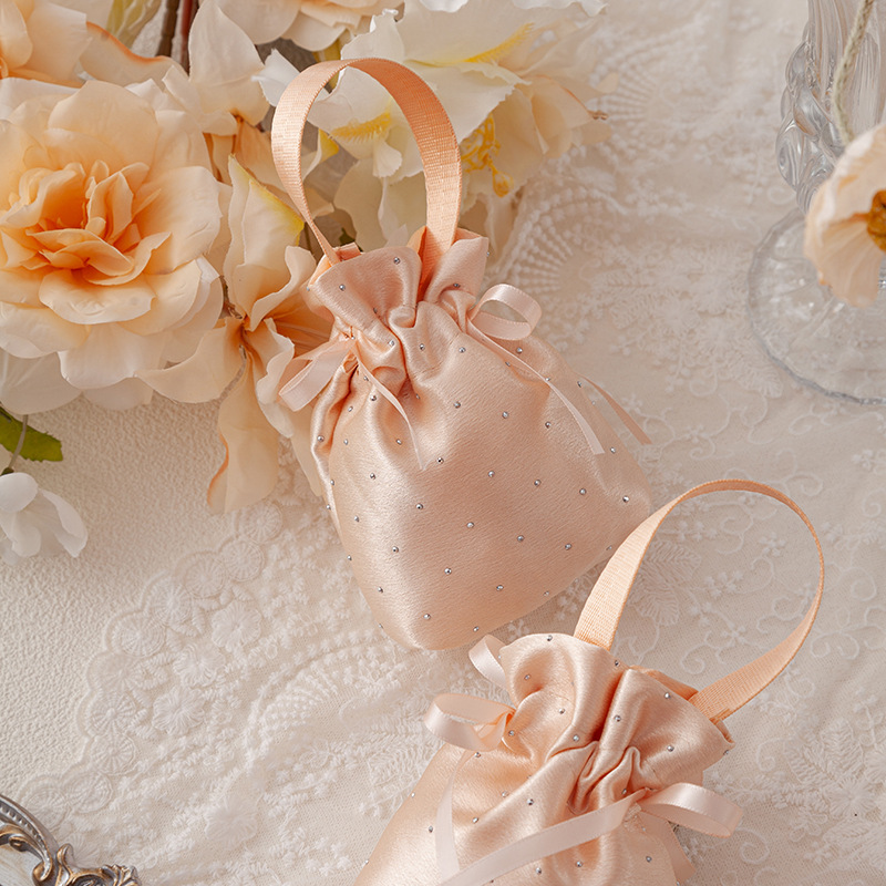 Wedding Supply Wholesale - 50 adet Düğün Hediye Çantaları Kulplu