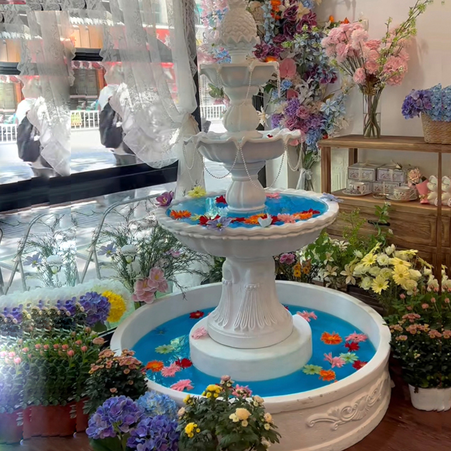 Avrupa tarzı üç katlı düğün çe - Wedding Fountain incelemesi ve fiyatı