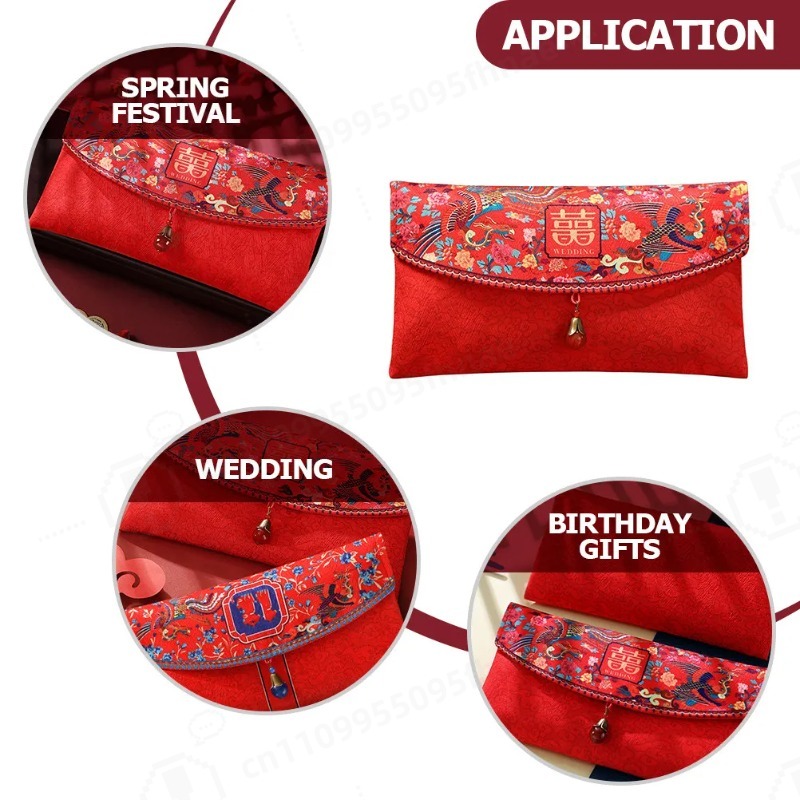 Çin Tarzı Kırmızı Zarflar Kırm - Wedding Envelopes incelemesi ve fiyatı