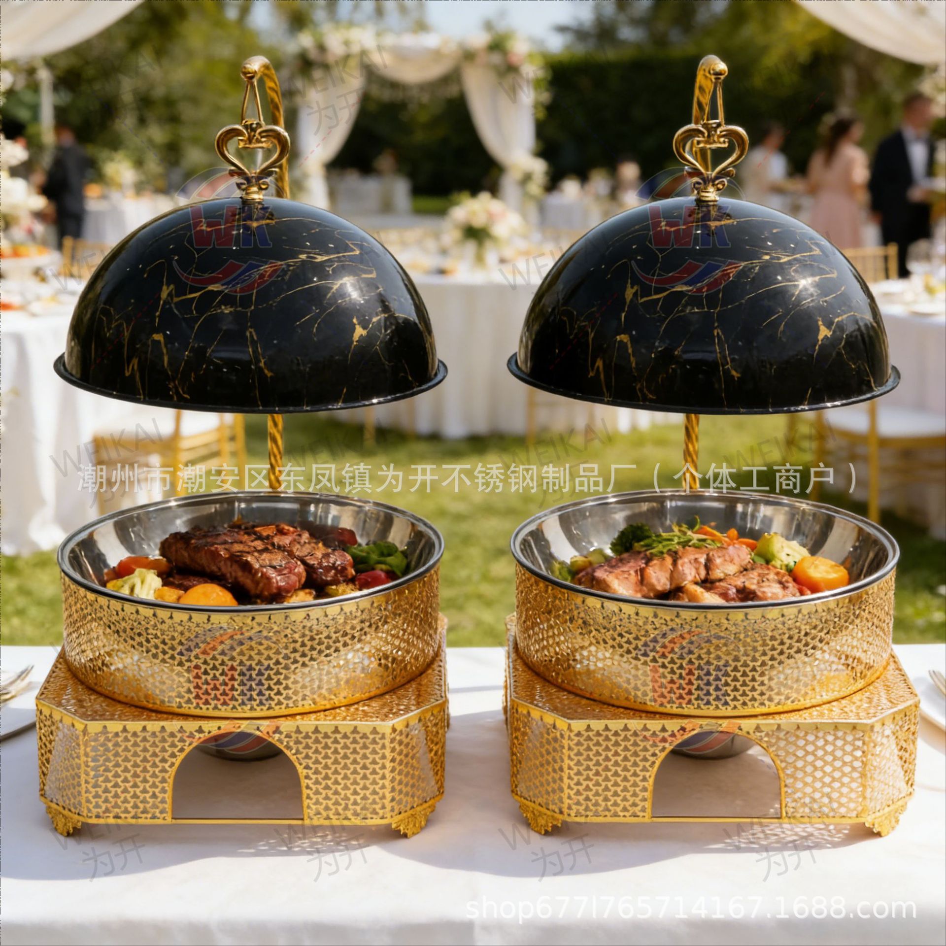 Golden Buffet Ocak Lüks Yuvarl - Wedding Alcohol Supply incelemesi ve fiyatı
