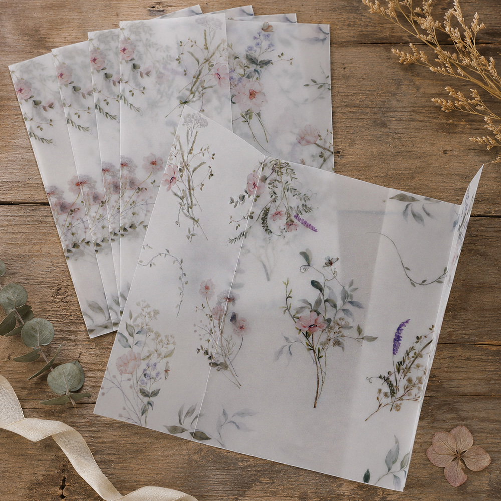 20/50 adet Suluboya Çiçek Dese - Wedding Envelopes incelemesi ve fiyatı
