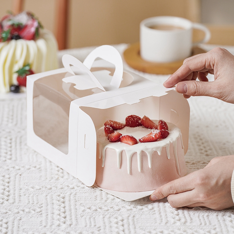 10 adet kek kutusu şeffaf penc - Wedding Cake Supply incelemesi ve fiyatı