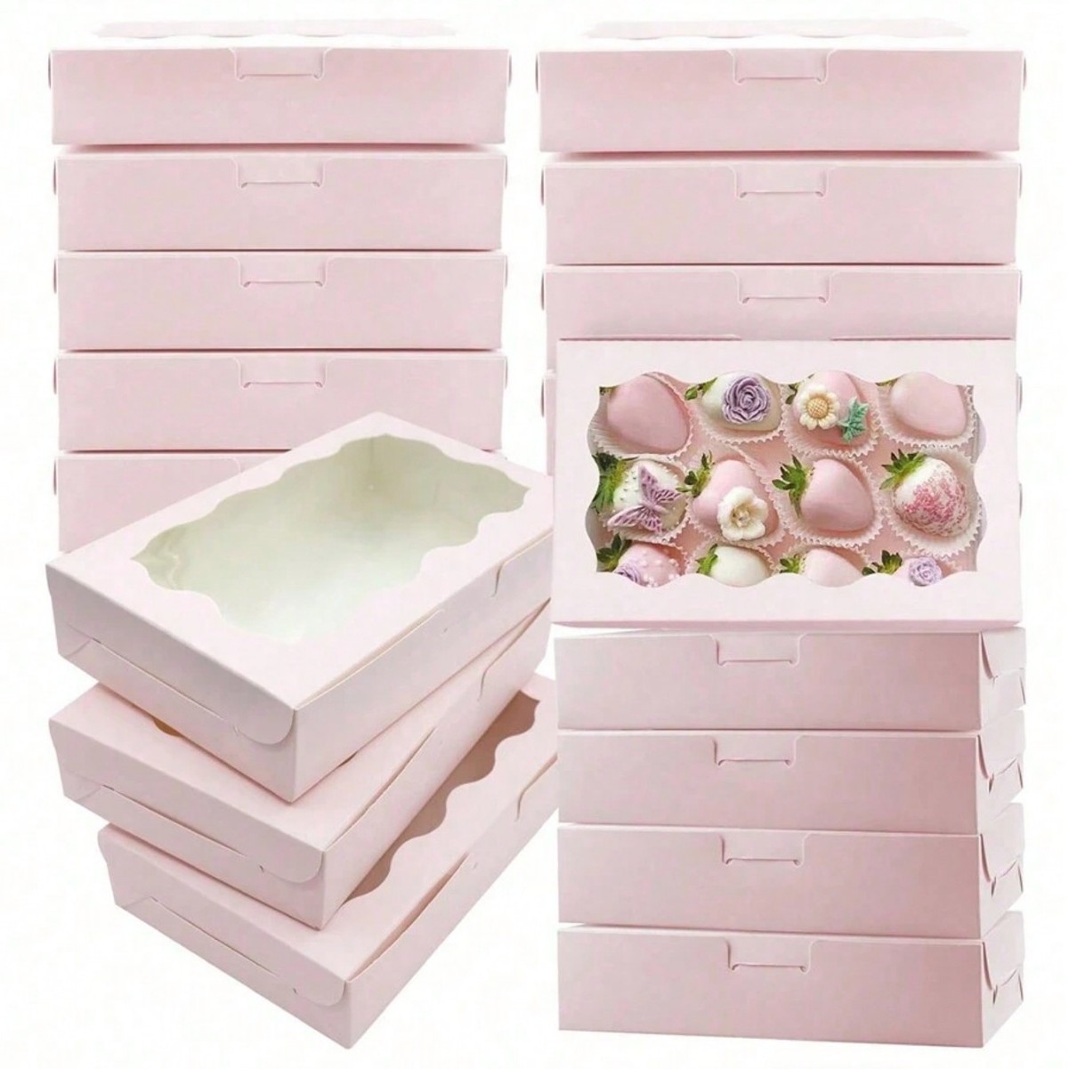 10/30/50 adet Kraft kağıt kek  - Wedding Cake Supply incelemesi ve fiyatı