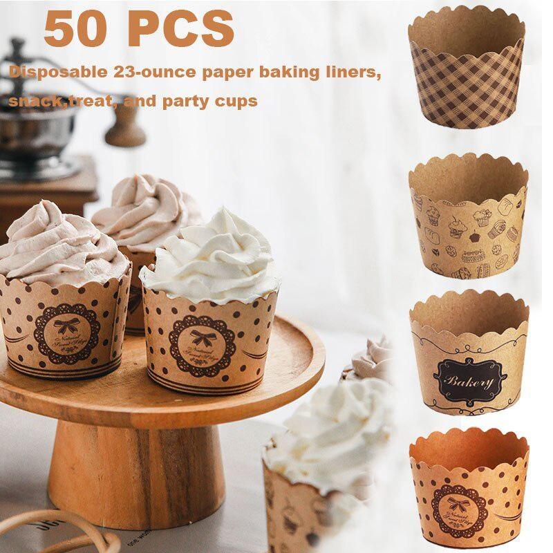 50 adet/paket Cupcake kağıt ba - Wedding Cake Supply incelemesi ve fiyatı