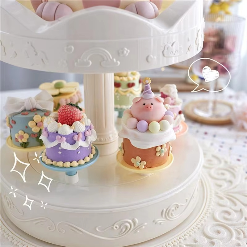 2 katmanlı Otomatik Dönen Kek  - Wedding Cake Supply incelemesi ve fiyatı
