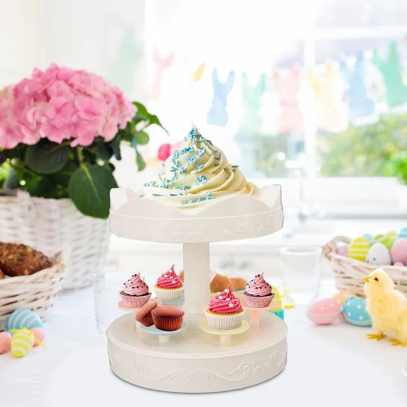 2 katmanlı Otomatik Dönen Kek  - Wedding Cake Supply incelemesi ve fiyatı