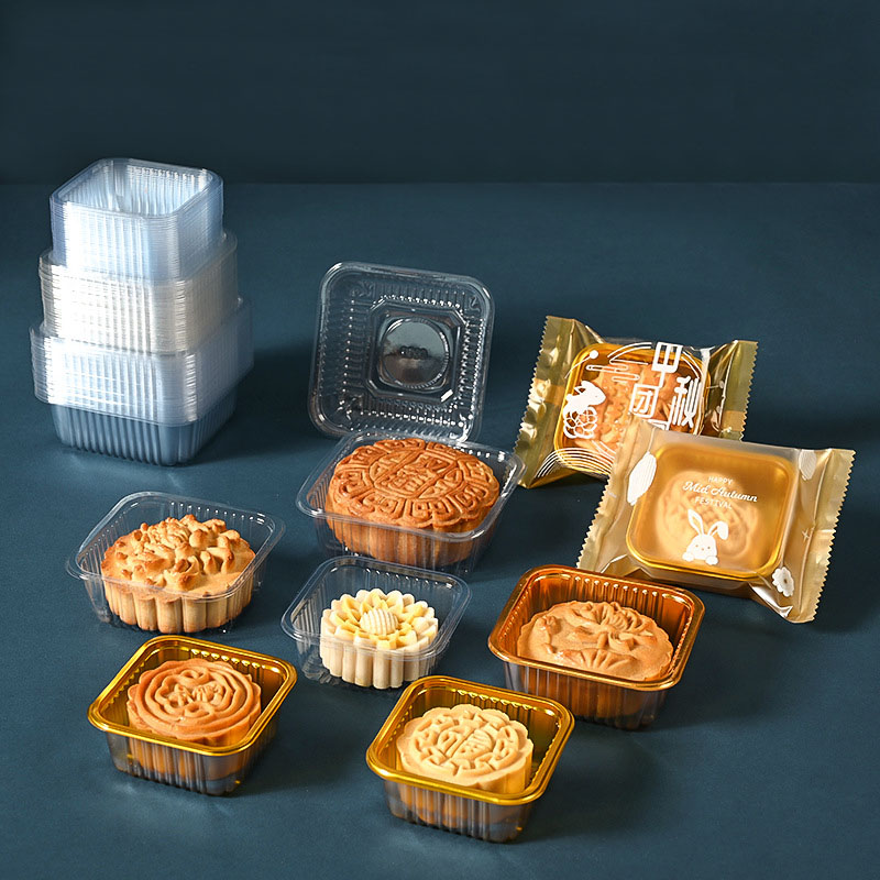 100 adet Mooncake Plastik Teps - Wedding Cake Supply incelemesi ve fiyatı