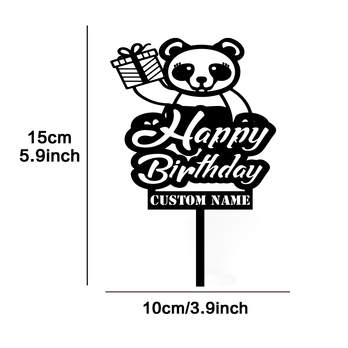 1 adet sevimli mutlu doğum gün - Wedding Cake Supply incelemesi ve fiyatı